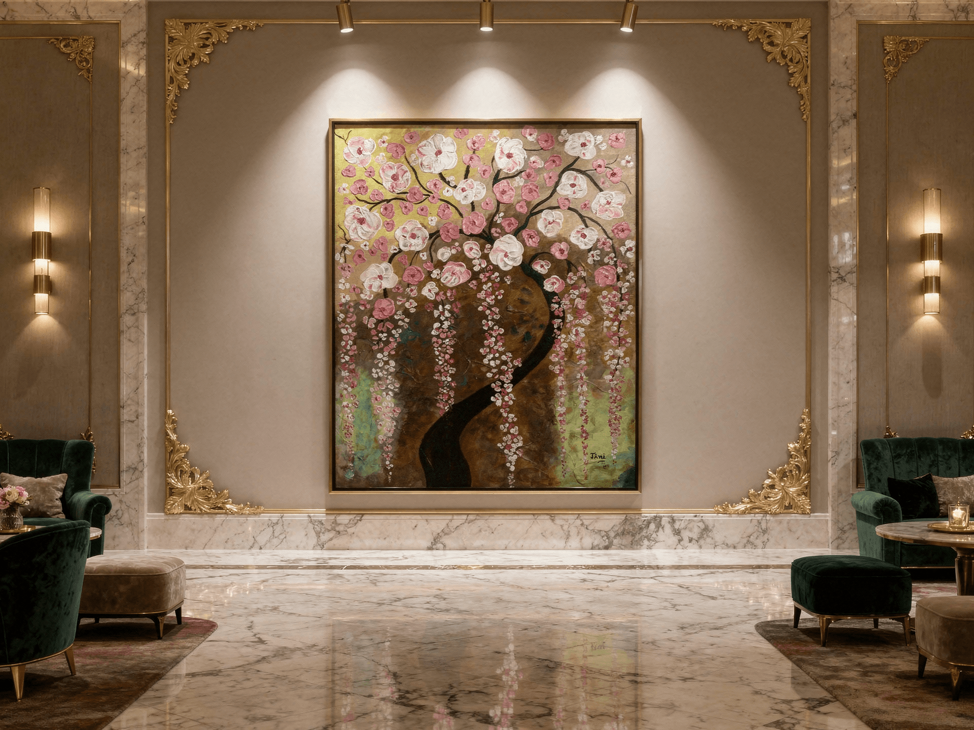 Cherry Blossom Tree — detail
