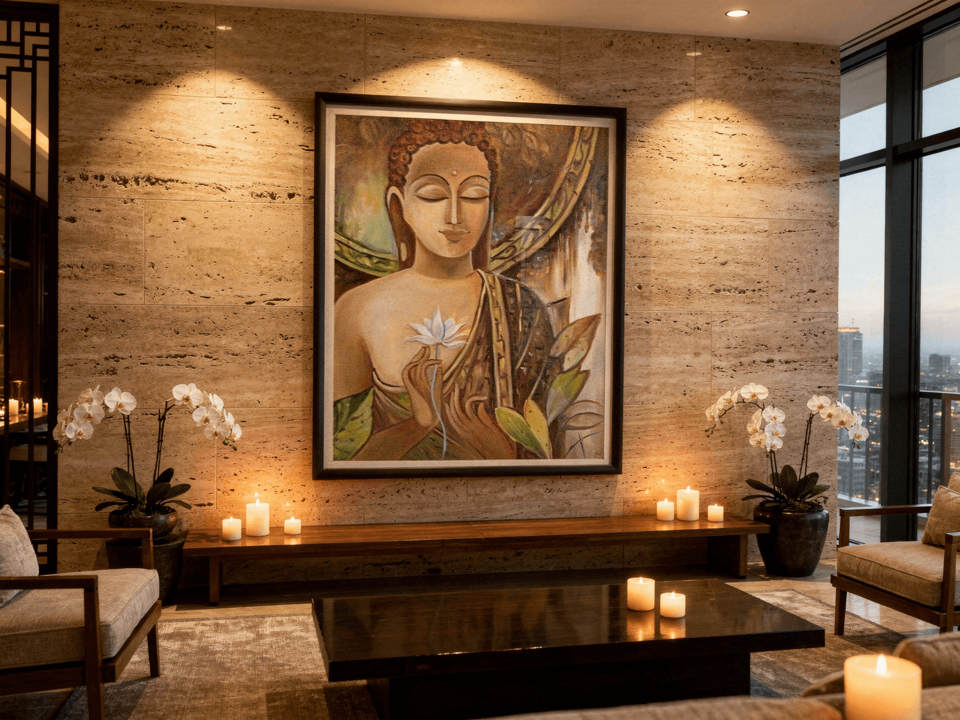 Serene Buddha — detail