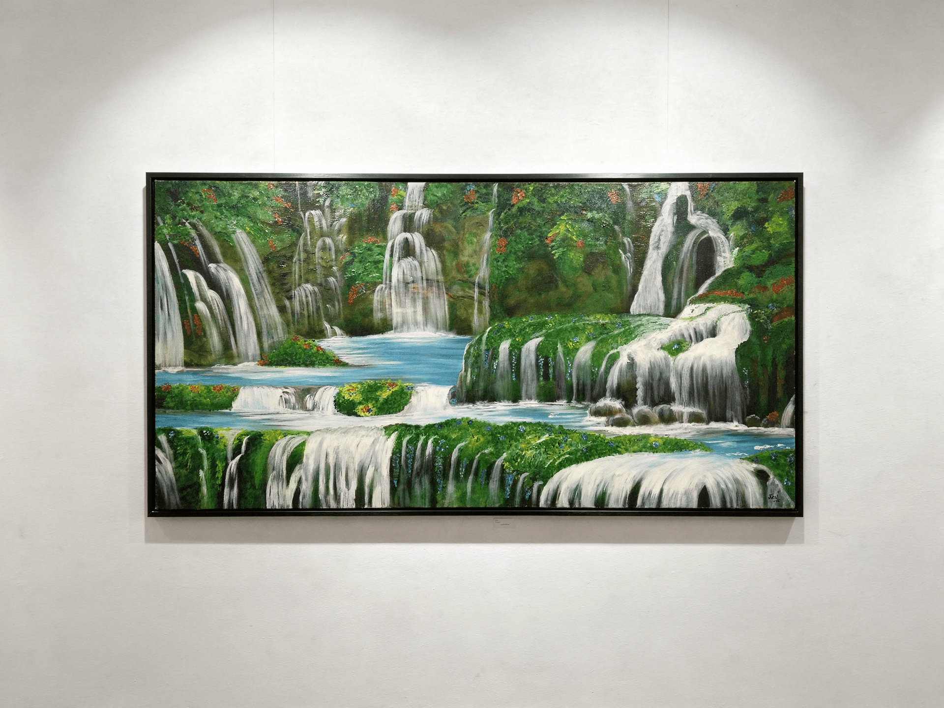 Cascading Waterfalls — on wall