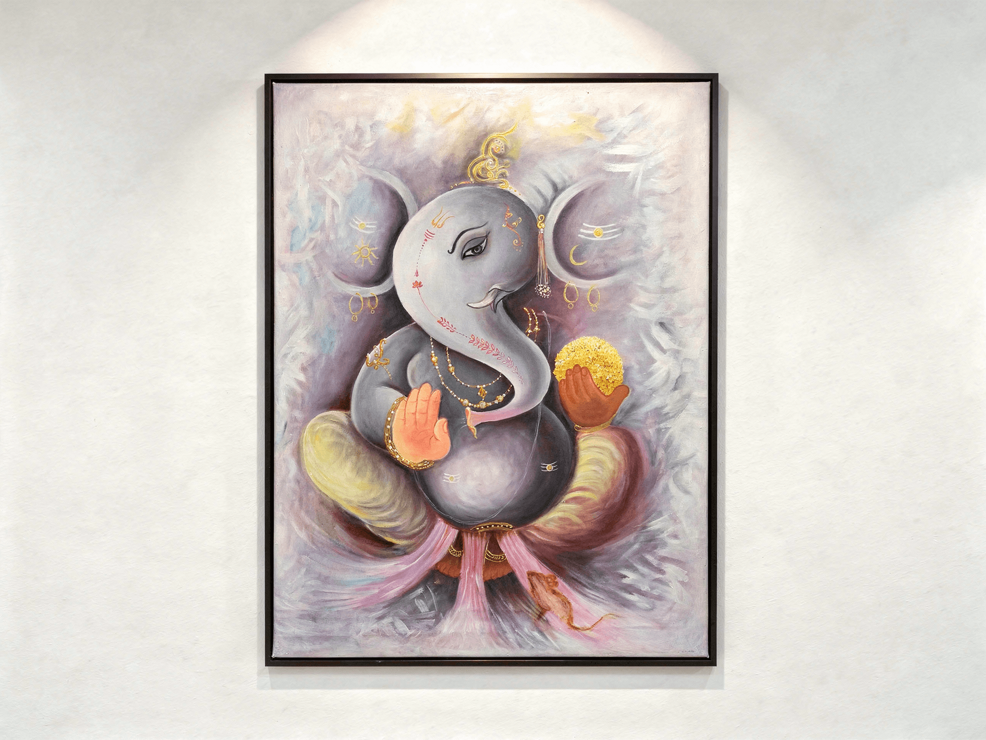 Divine Ganesha — on wall