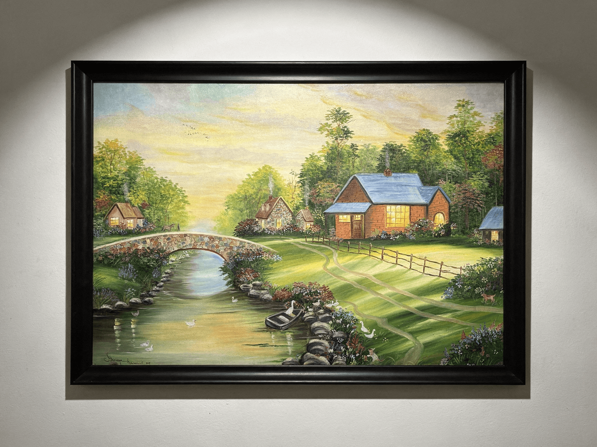 English Countryside — on wall