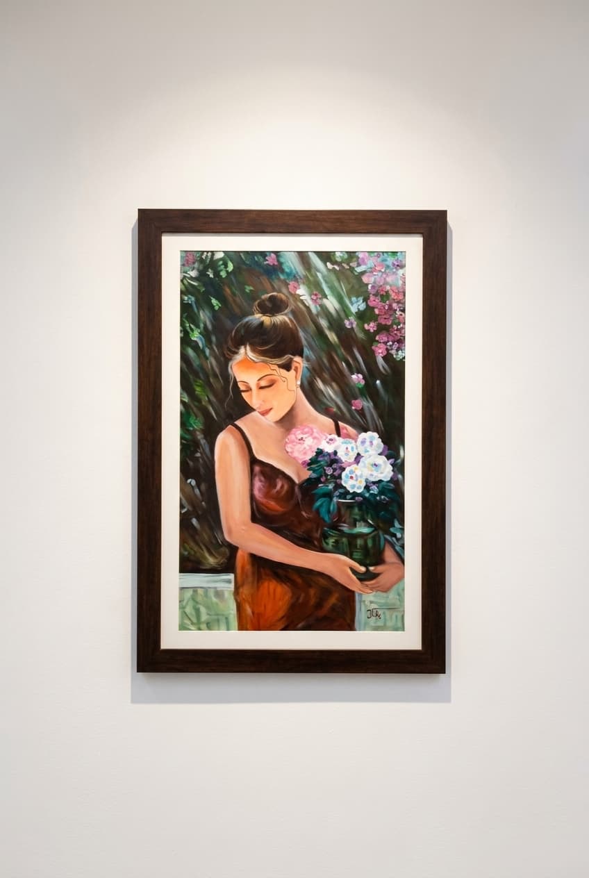 Garden Muse — on wall