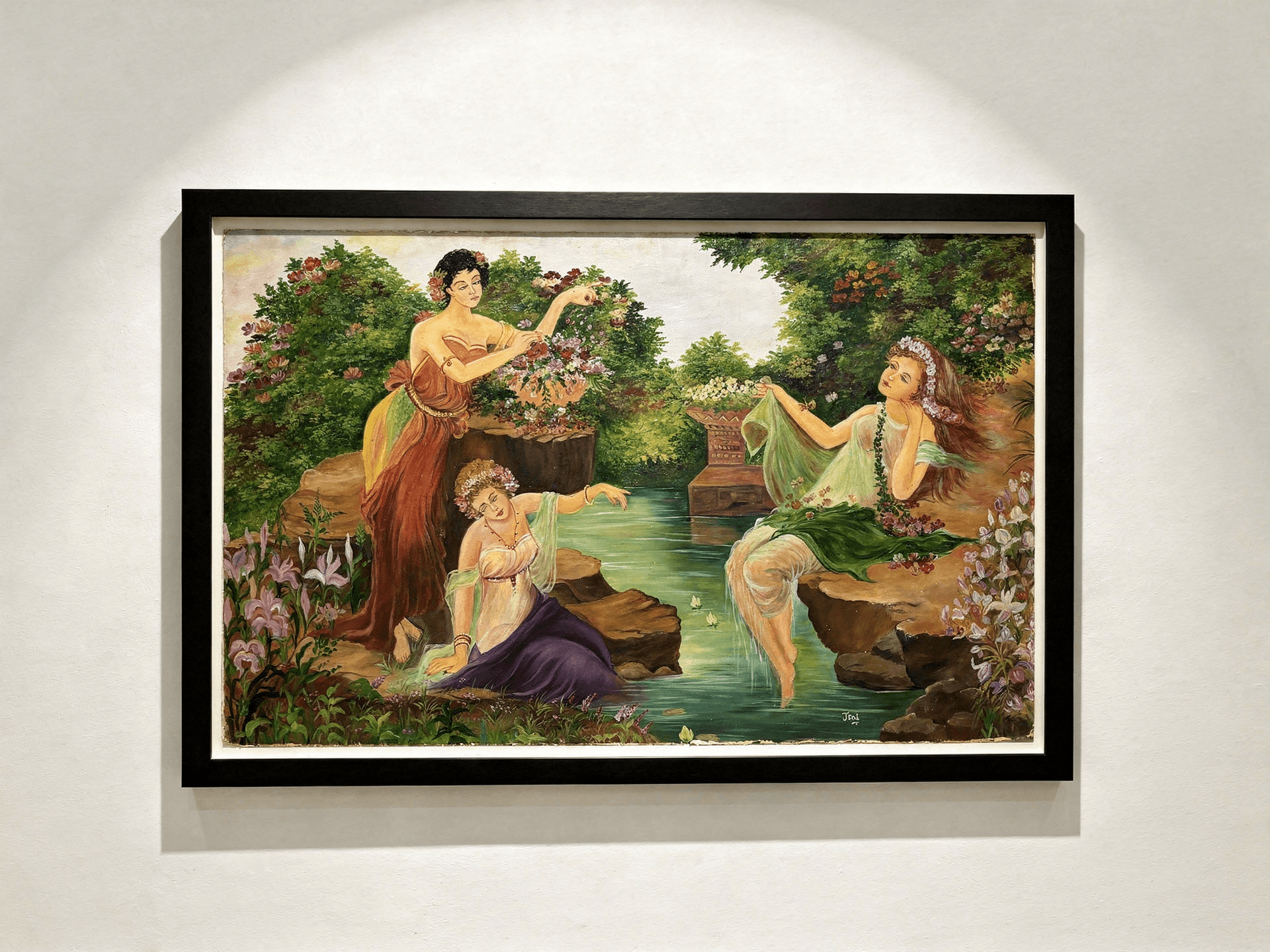 Garden Nymphs — on wall