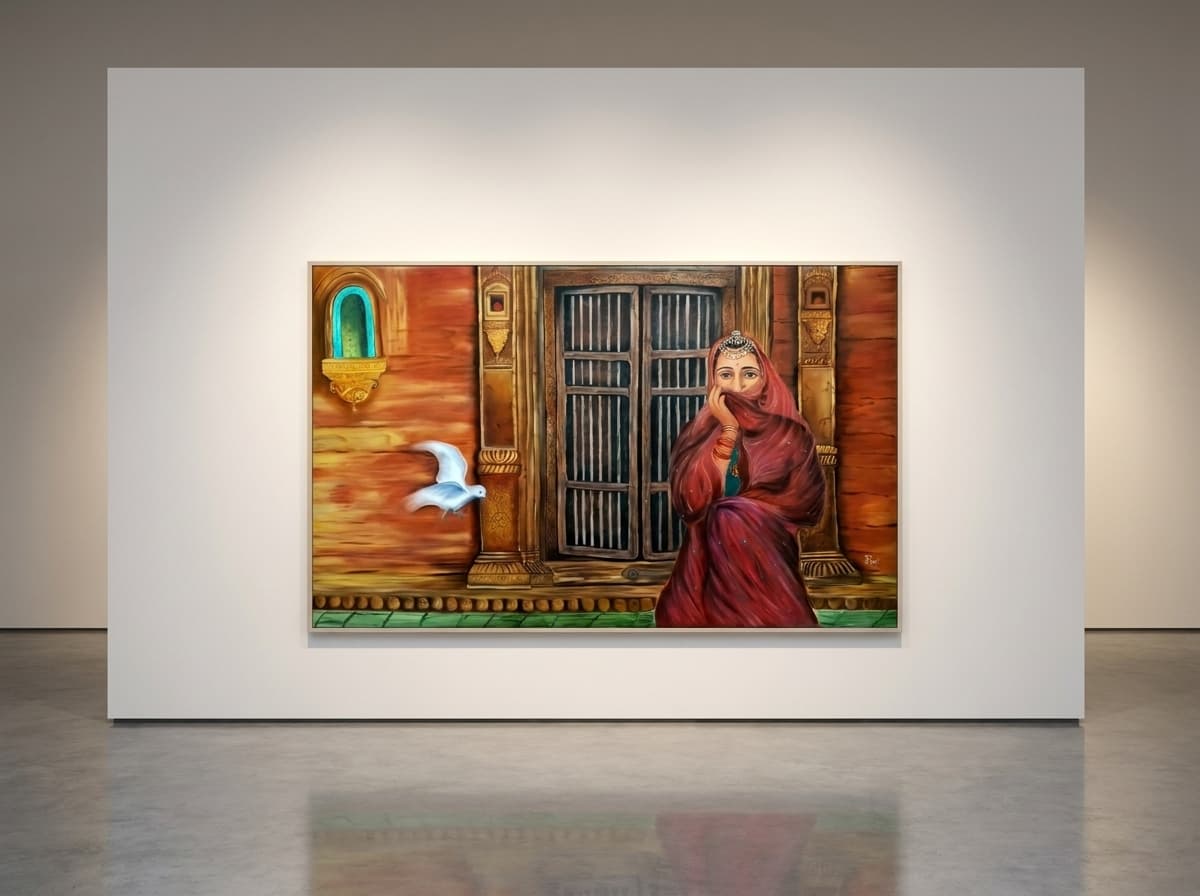 Rajasthani Reverie — on wall