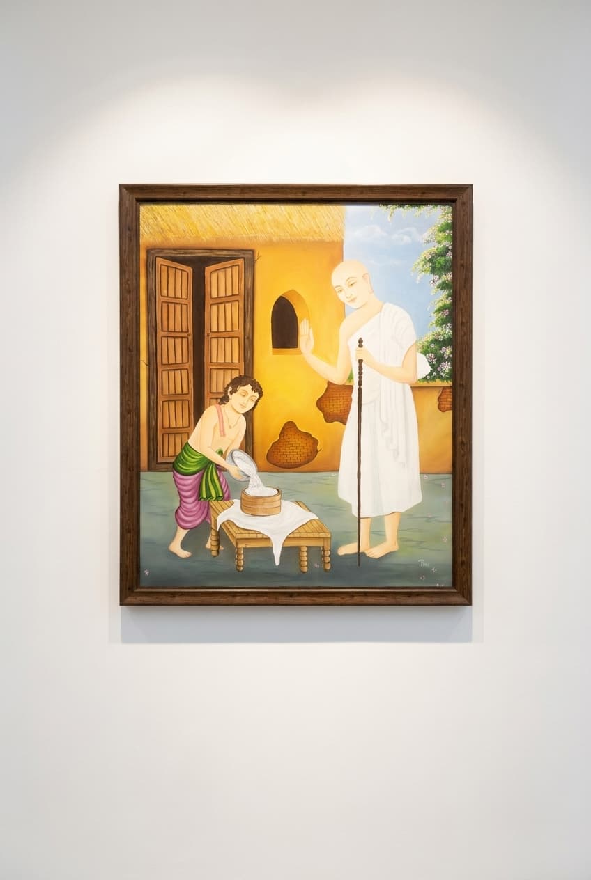 Sacred Offering — on wall